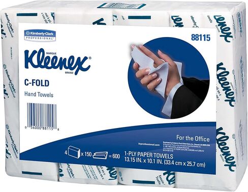 Kleenex® Professional™ Embossed Hand Towels, 150 Towels Per Sleeve, Pack Of 4 Sleeves in Kuwait