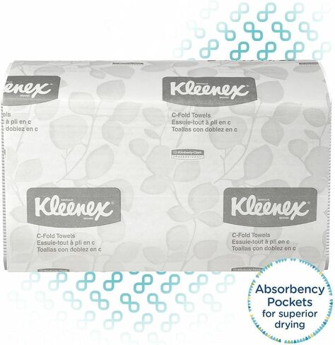Kleenex® Professional™ Embossed Hand Towels, 150 Towels Per Sleeve, Pack Of 4 Sleeves in Kuwait