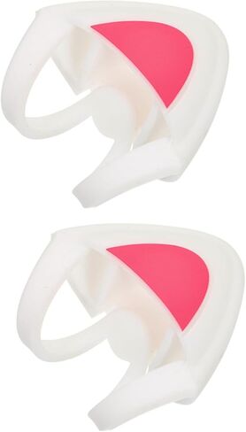 DOITOOL 1pair Adorable Cat Ear Headset Adornments Flexible Easy to Install Headphone Decorations Fit for Various Headsets Great for Friends Cat Cartoon Ear Decors for Headphones in Saudi Arabia