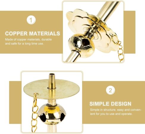 BESTYASH Copper Core Suona Repairing Accessory Brass Suona Disk for Wind Instrument Maintenance for Traditional Chinese Horn in Kuwait