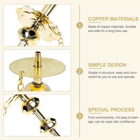 BESTYASH Copper Core Suona Repairing Accessory Brass Suona Disk for Wind Instrument Maintenance for Traditional Chinese Horn in Kuwait