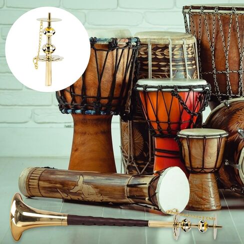 BESTYASH Copper Core Suona Repairing Accessory Brass Suona Disk for Wind Instrument Maintenance for Traditional Chinese Horn in Kuwait