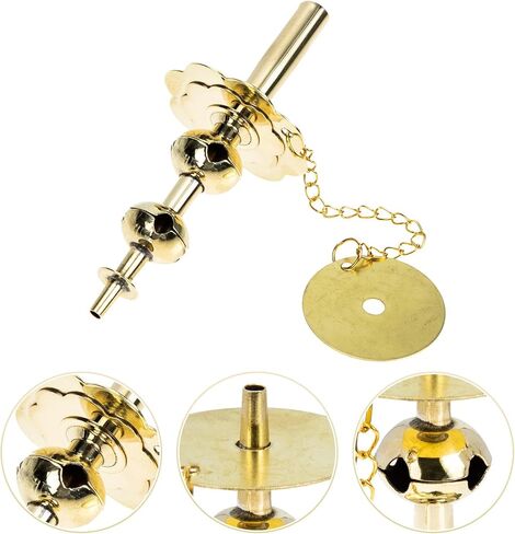 BESTYASH Copper Core Suona Repairing Accessory Brass Suona Disk for Wind Instrument Maintenance for Traditional Chinese Horn in Kuwait