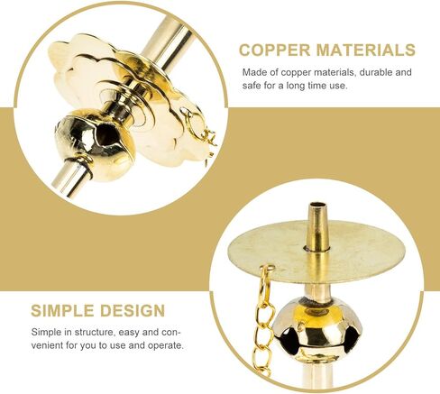 BESTYASH Copper Core Suona Repairing Accessory Brass Suona Disk for Wind Instrument Maintenance for Traditional Chinese Horn in Kuwait