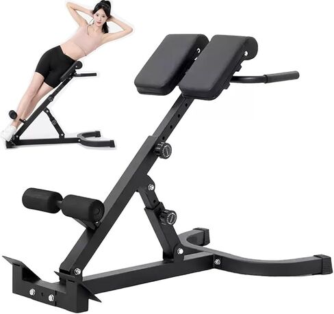 Roman Chair,Hyper Extension Back Machine,Adjustable Weight Bench,Back Exercise Equipment,Foldable Workout Bench For Home Gym,Reverse Hyperextension Machine For Strength Exercise in Saudi Arabia