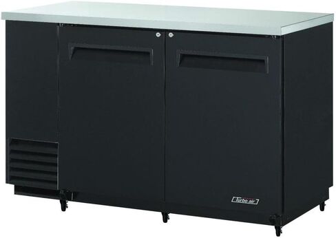 Turbo Air TBB2SB 19 cu. ft. Back Bar with Forced Air Cooling System Fluorescent Interior Lighting High Density PU Insulation Adjustable Wire Shelves and Efficient Refrigeration System: Solid in Saudi Arabia