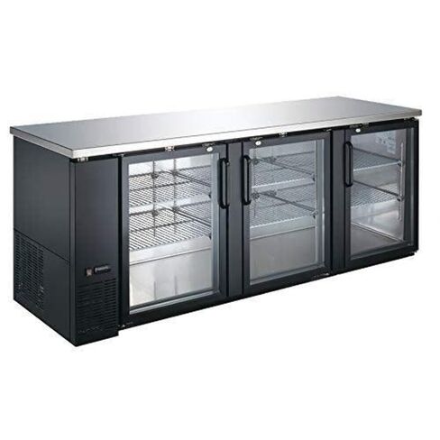 Adcraft USBB-9028G U-Star 32-Cubic Feet Back Bar Bottle Cooler with Glass Doors, 115v, NSF in Saudi Arabia