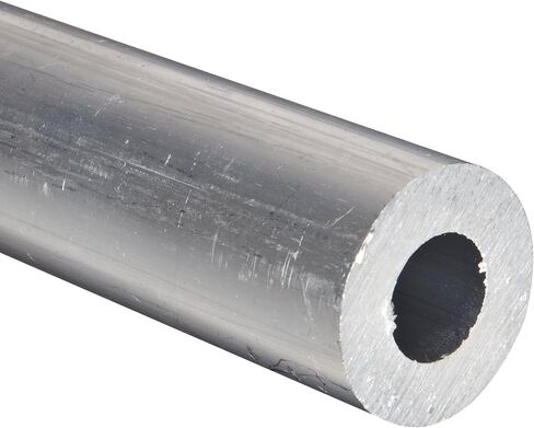 6061 Aluminum Round Tubing, Extruded, ASTM B210, 4-1/2" Outside Diameter, 4.25" Inside Diameter, 0.125" Wall, 24" Length, OnlineMetals in Kuwait