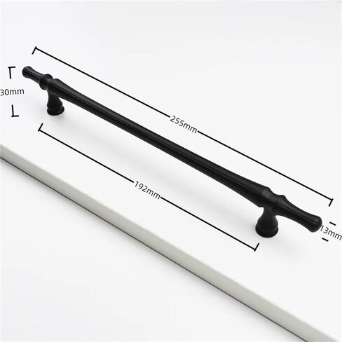 Cabinet Pulls Handle Drawers Wine Cabinets Wardrobes Furniture Handles 1Pcs(Black-C192mm) in Saudi Arabia