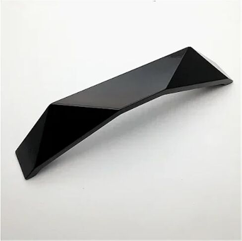 بسيط ذهبي رمادي أسود خزانة باب درج يسحب دولاب أثاث مقابض الأجهزة 1 قطعة (أسود ساطع 128 مللي متر) in Kuwait