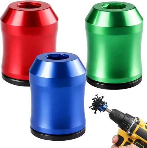 ترقية مفك البراغي ماج حلقة netic، 3PCS حلقة المسمار netic ماج، مجموعة حلقة المسمار لضيق للتدريبات العالمية in Kuwait