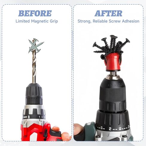 ترقية مفك البراغي ماج حلقة netic، 3PCS حلقة المسمار netic ماج، مجموعة حلقة المسمار لضيق للتدريبات العالمية in Kuwait