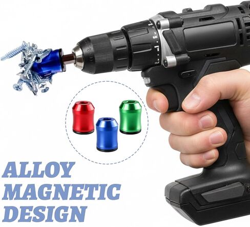 ترقية مفك البراغي ماج حلقة netic، 3PCS حلقة المسمار netic ماج، مجموعة حلقة المسمار لضيق للتدريبات العالمية in Kuwait