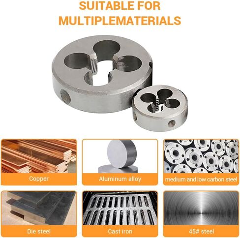 1 قطعة M13x1.5mm قالب دائري ملولب ناعم، آلة سبائك الصلب متري ملولب ناعم لليد اليمنى قالب مستدير لقالب الخيوط إصلاح قطع المسمار أداة ثابتة in Saudi Arabia