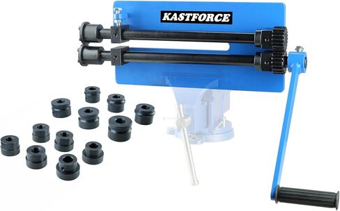 KF5022 Metal Bead Roller with 7 Sets of Dies 12 inch (310mm) Throat 18 Gauge (1.2mm) Sheet Metal Rotary Forming Machine 22mm (0.866") shaft in Kuwait