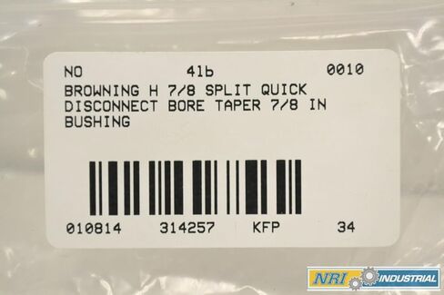 NEW BROWNING H 7/8 SPLIT TAPER 7/8 IN BORE BUSHING B314257 in Saudi Arabia
