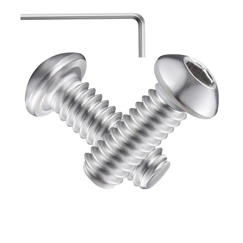 تشكيلة براغي M4، 480 قطعة 7 مقاسات براغي M4 للطابعة ثلاثية الأبعاد DIY، طقم غسالة براغي صواميل برأس مقبس سداسي، 304 من الفولاذ المقاوم للصدأ، M4-0.7 × 6/8/12/16/20/25/30 مم in Kuwait