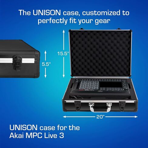 حافظة تناظرية لهاتف Akai MPC Live 3 - حافظة صلبة خفيفة الوزن للغاية من UNISON in Saudi Arabia