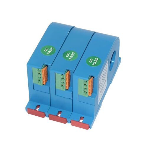 1PCS AC Hall Current Transmitter AC0-5A-500A Current 4-20mA 0-20mA 0-5V 10V RS485 Output Perforate Current Sensor(Output RS485,AC0-30A_Hole 20MM_12VDC) in Saudi Arabia