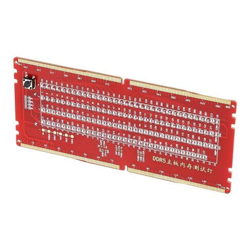 Qiilu DDR5 Desktop Mainboard Test Card Memory Slot Tester Board with LED Light for Maintenance High Performance in Saudi Arabia