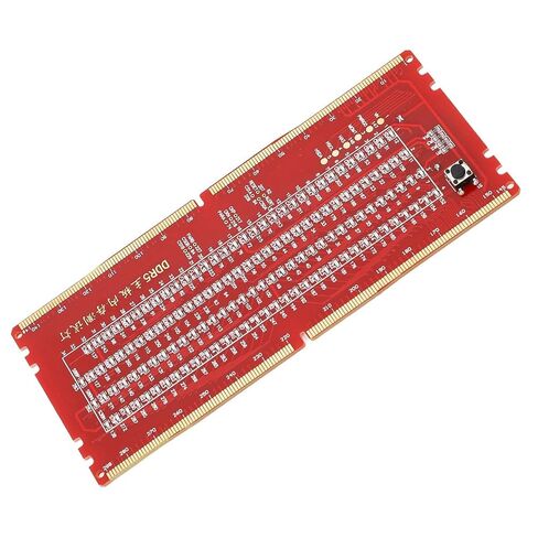 Qiilu DDR5 Desktop Mainboard Test Card Memory Slot Tester Board with LED Light for Maintenance High Performance in Saudi Arabia