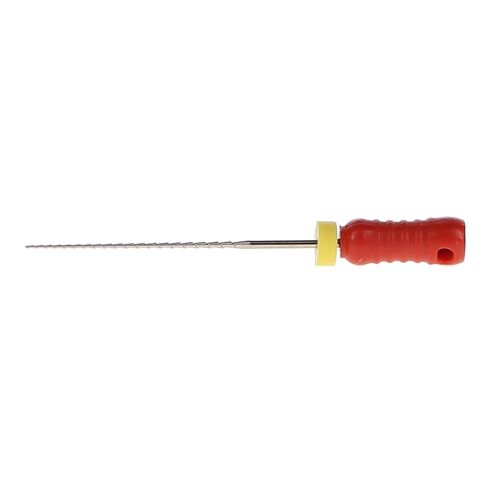 HSB 400471, Hedstrom Endodontic Files Stainless Steel - Precision Dental Instruments for Root Canal Treatment - High-Quality Surgical Steel, 25mm, #25, Red, 6/Pk in Saudi Arabia