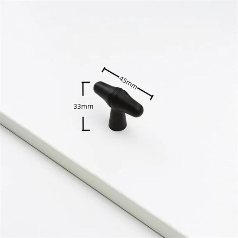Wardrobe Door Pulls Kitchen Handles for Cabinets Drawer Solid Furniture Hardware 1Pcs(Black) in Saudi Arabia