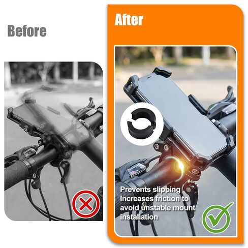 HOMEE 12 حزمة حشية مطاطية لمقود الدراجة مع حشية مطاطية واحدة، تناسب 22.2/25.4 إلى 31.8 مم، راحة ممتصة للصدمات غير قابلة للانزلاق للدراجات الجبلية، دراجات الطريق، الدراجات النارية، الدراجة الإلكترونية in Kuwait