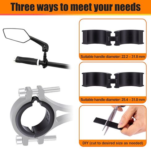 HOMEE 12 حزمة حشية مطاطية لمقود الدراجة مع حشية مطاطية واحدة، تناسب 22.2/25.4 إلى 31.8 مم، راحة ممتصة للصدمات غير قابلة للانزلاق للدراجات الجبلية، دراجات الطريق، الدراجات النارية، الدراجة الإلكترونية in Kuwait