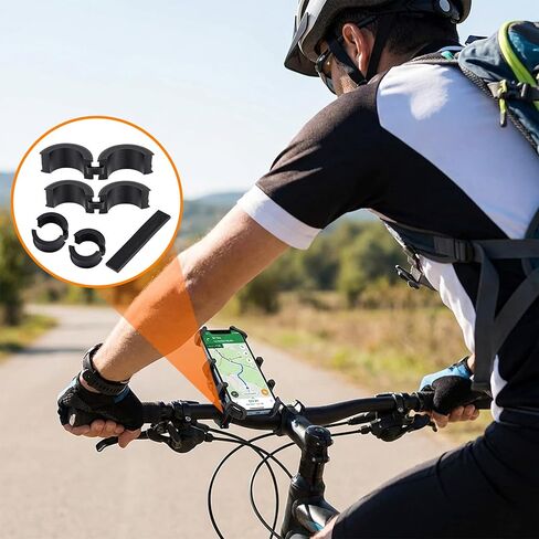 HOMEE 12 حزمة حشية مطاطية لمقود الدراجة مع حشية مطاطية واحدة، تناسب 22.2/25.4 إلى 31.8 مم، راحة ممتصة للصدمات غير قابلة للانزلاق للدراجات الجبلية، دراجات الطريق، الدراجات النارية، الدراجة الإلكترونية in Kuwait