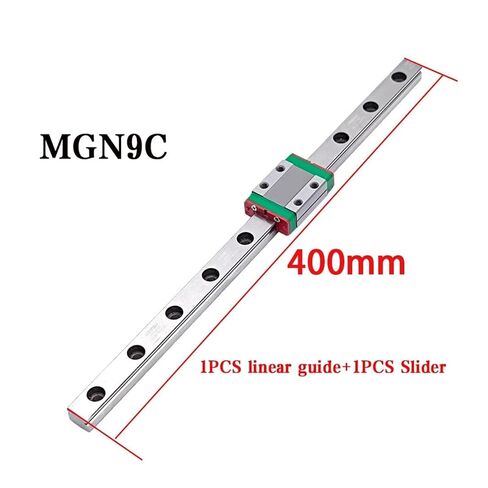 Linear Guide Rail 400mm 1 Piece MGN9 + 1 Piece MGN9C Slider in Saudi Arabia