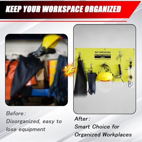 7-in-1 Complete Battery PPE Kit for Forklift Battery Maintenance – Wall-Mount PPE Station for Lift Battery Water Handling, Propane Tasks & Warehouse Safety Gear Storage in Saudi Arabia