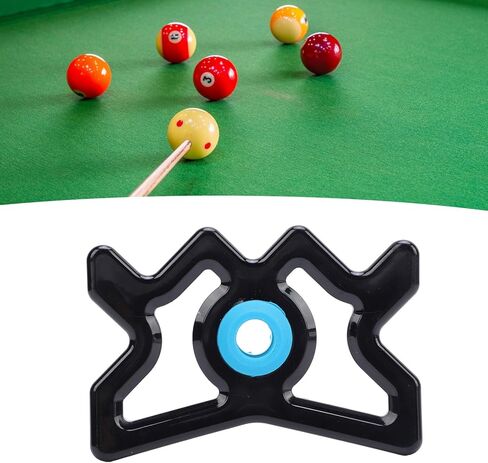 Fockety Pool Billiard Cue Bridge Head, Sturdy Plastic Custom Height Pool Cue Accessory Non Slip Easy Installation and Disassembly Billiards Bridge Head for Most Billiard Cues in Saudi Arabia