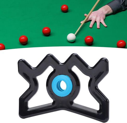Fockety Pool Billiard Cue Bridge Head, Sturdy Plastic Custom Height Pool Cue Accessory Non Slip Easy Installation and Disassembly Billiards Bridge Head for Most Billiard Cues in Saudi Arabia