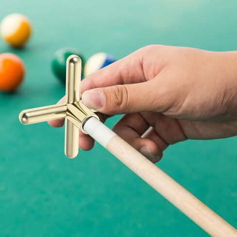 3pcs Metal Snooker Pool Bridge Heads Set with Cross, Low and High Forks, Rust-Proof Professional Billiard Accessories for Game Room and Table Play in Saudi Arabia
