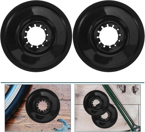 GANAZONO 10Pcs Universal Plastic Bicycle Flywheel Chainwheel Cover Bike Spoke Protector Wheel Crankset Guard for Mountain Road Folding Bikes Cycling Accessories in Saudi Arabia