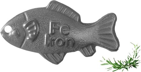 Iron Fish for Cooking,Effective and Safe Kitchen Cooking Tool-1Pack in Saudi Arabia