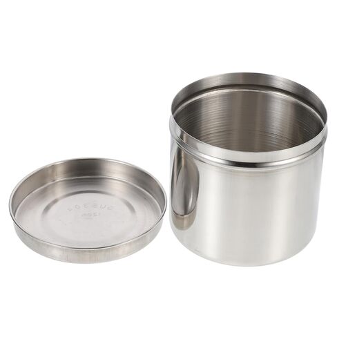 Gatuida 1pc Stainless Steel Unguent Storage Jar Iodine Resistant Dressing Container for Salons Lightweight Compact Design for Easy Carrying and Storage in Saudi Arabia