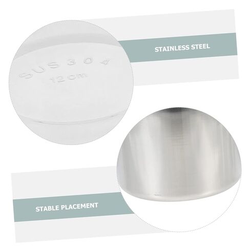 Gatuida 1pc Stainless Steel Unguent Storage Jar Iodine Resistant Dressing Container for Salons Lightweight Compact Design for Easy Carrying and Storage in Saudi Arabia