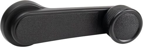 TRQ Metal Reinforced Window Crank Handle Black Front Compatible with 1986-1994 Nissan D21 1995-1997 Pickup in Saudi Arabia