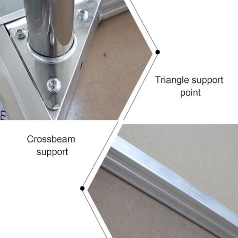 طاولة إعداد الطعام من طبقتين، طاولة عمل تجارية من الفولاذ المقاوم للصدأ، منضدة مطبخ شديدة التحمل مع أقدام قابلة للتعديل ودعم شعاع سفلي in Kuwait