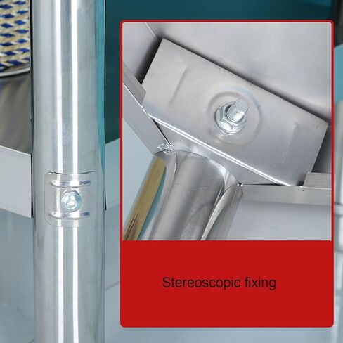 طاولة عمل تجارية مزدوجة شديدة التحمل لتحضير الطعام، طاولة عمل مطبخ مفتوحة مع أرجل قابلة للتعديل (60 × 80 × 80 سم / 23.6 × 31.5 × 31.5) in Kuwait