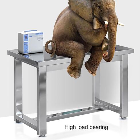 Stainless Steel Workbench with Adjustable Bottom Corner Heavy Duty Commercial Prep Table Thickened and Widened Column Rubber Feet in Saudi Arabia
