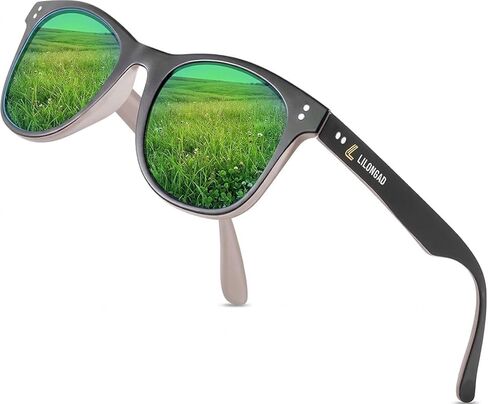 Polarized Sunglasses for Men Lightweight TR90 Frame, Scratch-Resistant Lenses, UV400 Protection Square Sun Glasses in Saudi Arabia
