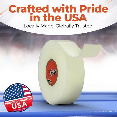 Noway Hockey Clear Hockey Tape – 1" x 34 Yards, Made in USA, Shin Guard and Hockey Sock Tape, Moisture-Resistant, Strong Adhesive, Residue-Free Removal, Multi-Purpose for Hockey, Lacrosse, & Soccer in Saudi Arabia
