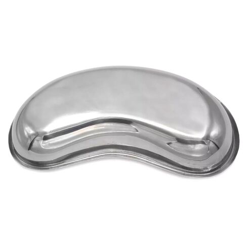 صينية الكلى من الفولاذ المقاوم للصدأ مقاس 8 بوصات، وعاء تقيؤ الحوض للضمادات المتسخة، أدوات مختبر الأسنان القابلة لإعادة الاستخدام، طبق الكلى المعدني in Kuwait