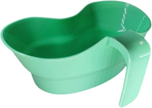 حوض إميسيس لكبار السن، كوب غسول الفم قابل لإعادة الاستخدام بمقبض، حاوية للعناية بالفم مقاومة للانسكاب، حجم 31.75 أونصة (900 مل)، مريح وسهل الاستخدام للمرضى طريح الفراش in Kuwait