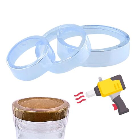 Weiwei - 192 مم × 25 مم واضح PVC preforted routed route bands 250 pcs in Kuwait