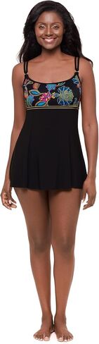 Women's Empire Princess Seam Swimdress W/Hardwear in Kuwait