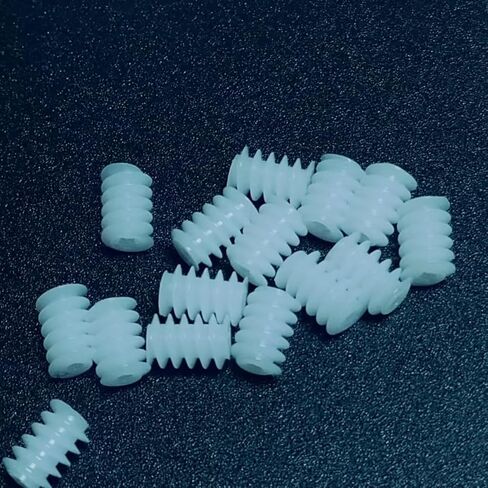 10pcs 0.3 Module Plastic Mini Worm Gear 0.65mm Inner Hole 0.3M 3.5x5mm Worm Gear 0.7mm Tight Fit Shaft DIY Toy Worm Rod Industry in Saudi Arabia